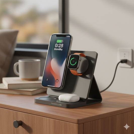 3-en-1 et pliable : Le chargeur ultime pour votre écosystème Apple (et plus encore)